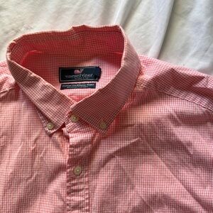 【Vineyard vines】Pink Tucker Shirt Size:L